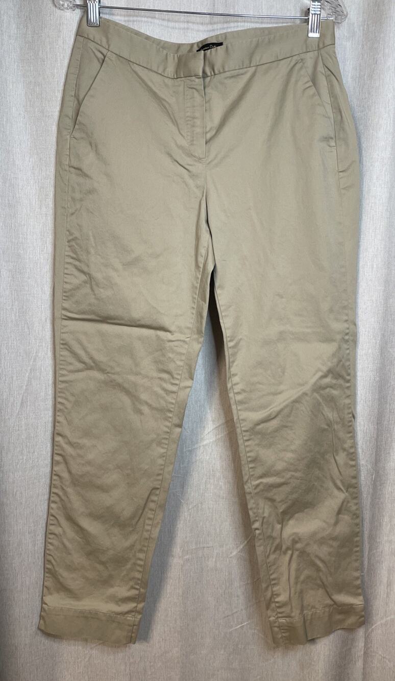 Massimo Dutti Pants Women’sUS Size 6 Khaki/Tan Chino Career